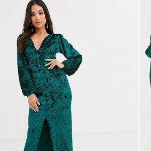 ASOS velvet dress